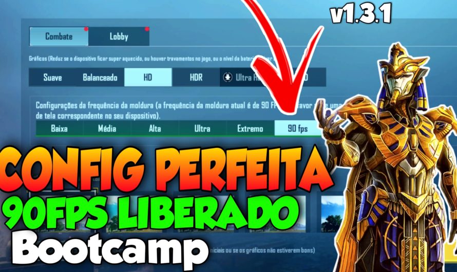 CONFIG PERFEITA PARA PUBG MOBILE