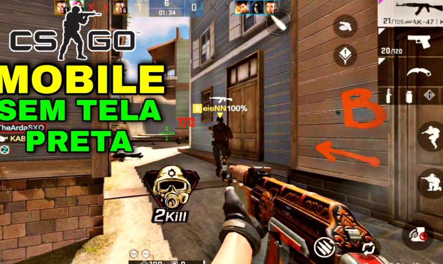 Como tirar a tela preta do The Origen Mission – CS go mobile