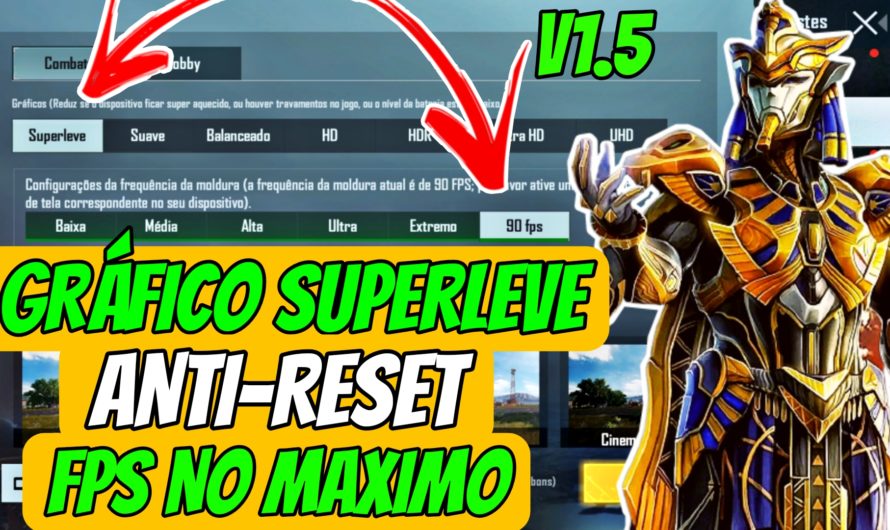 Gráfico superleve pubg mobile anti-reset