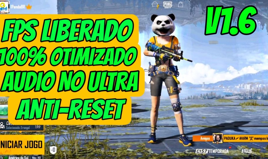 Pubg mobile 1.6 config FPS + áudio no ultra