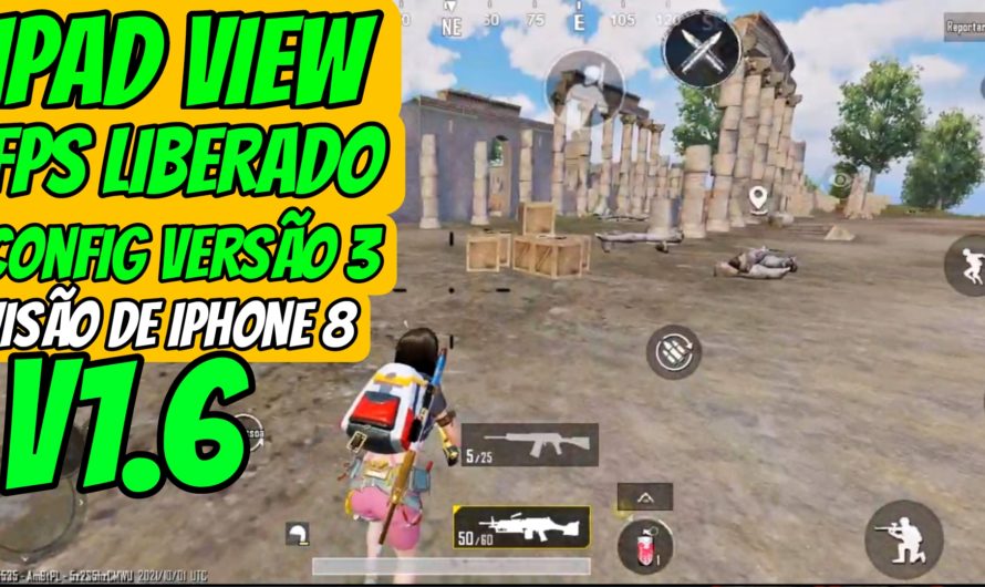 iPad VIEW VISÃO de iPhone 8 pubg mobile 1.6